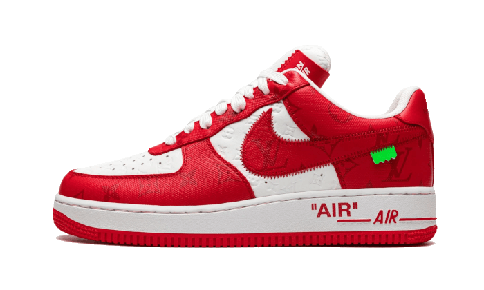 Nike Air Force 1 Low Louis Vuitton Weiß Rot