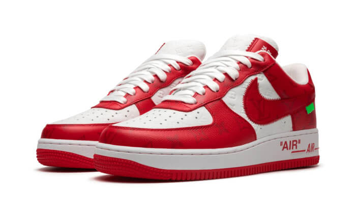 Nike Air Force 1 Low Louis Vuitton Weiß Rot