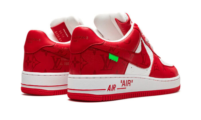 Nike Air Force 1 Low Louis Vuitton Weiß Rot