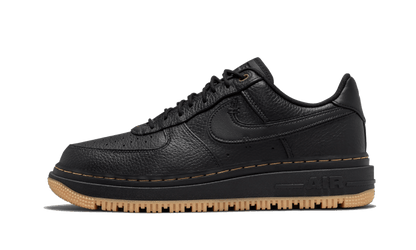 Nike Air Force 1 Low Luxe Schwarzer Gummi