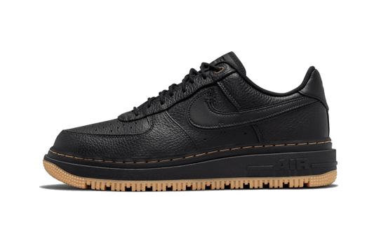 Nike Air Force 1 Low Luxe Schwarzer Gummi