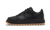 Nike Air Force 1 Low Luxe Schwarzer Gummi