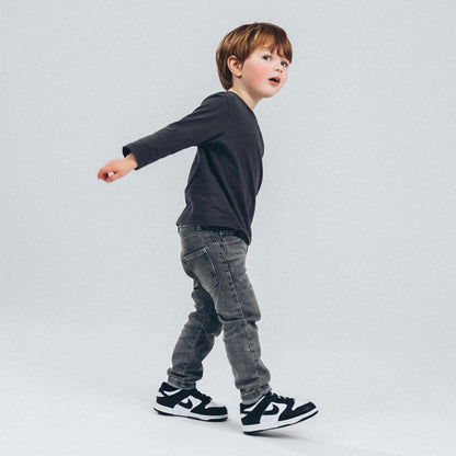 Nike Dunk Low Schwarz Weiß Enfant (PS)
