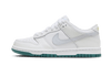 Nike Dunk Low Weiß Grau Blaugrün