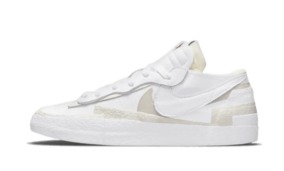 Nike Blazer Low Sacai Weiß Patent