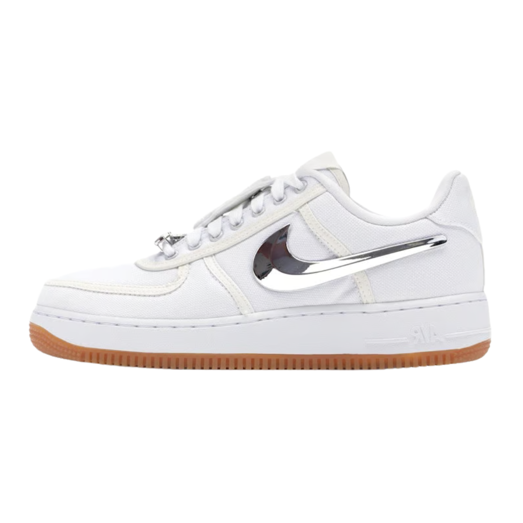 Nike Air Force 1 Low Travis Scott Sail zijkant