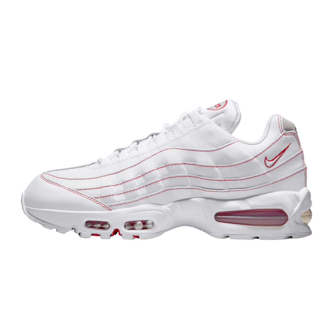 Nike Air Max 95 OG Big Bubble Weiß Universitätsrot