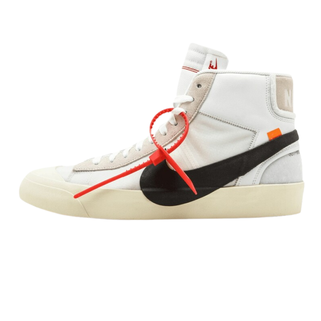 Nike Blazer Mid Off-White zijkant