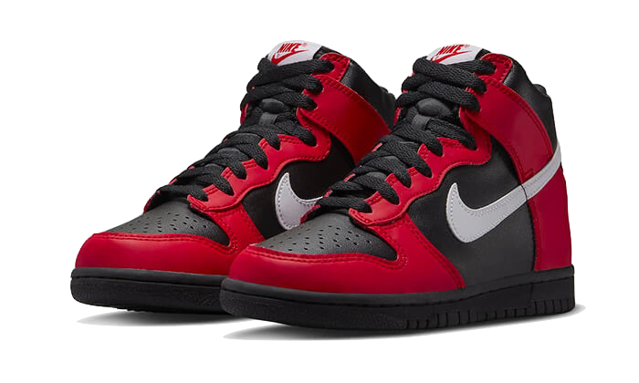 Nike Dunk High Schwarz Rot
