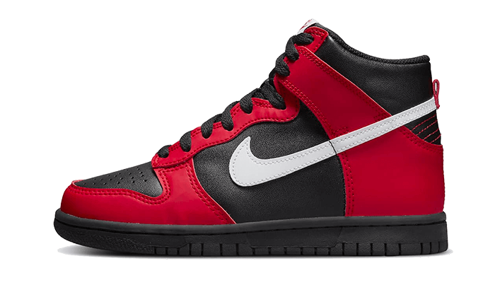Nike Dunk High Schwarz Rot