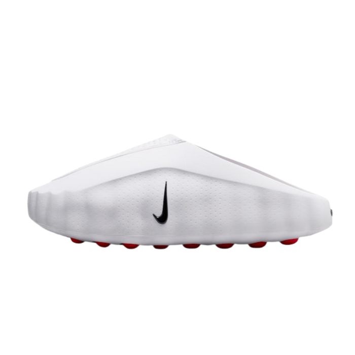 Nike Mind 001 Slide White Speed Red detail 1
