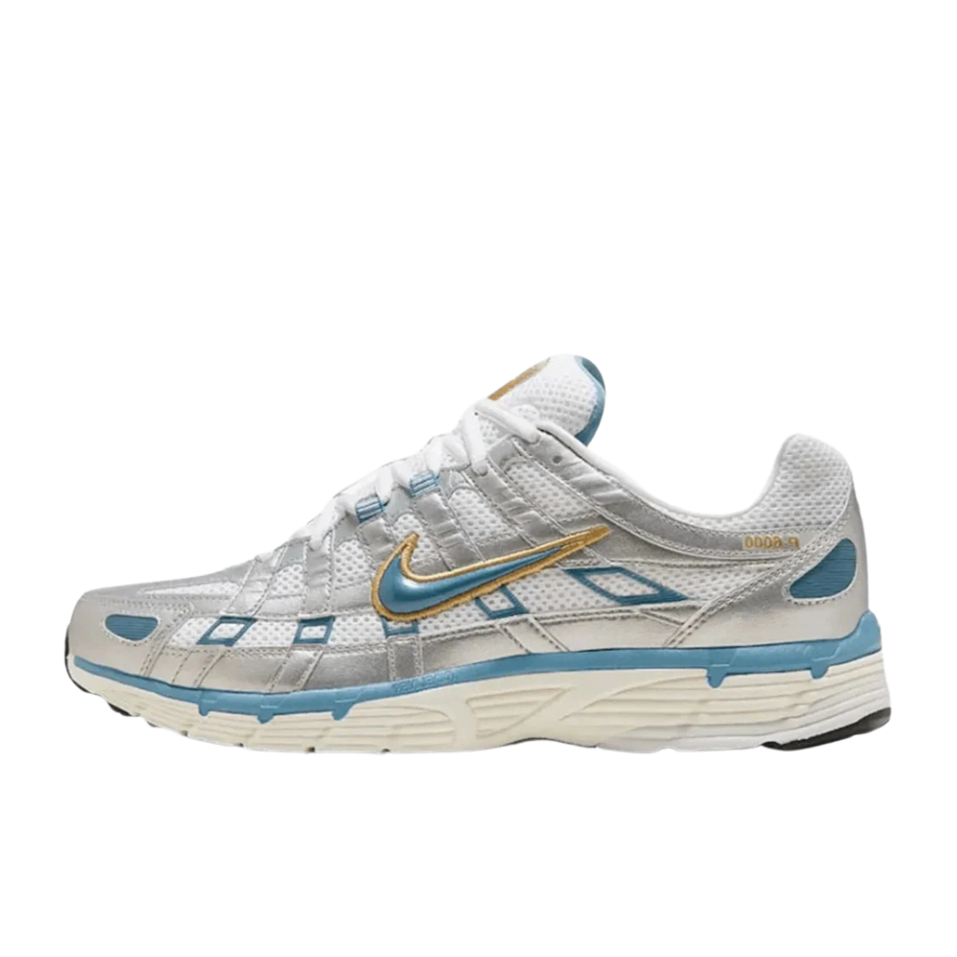 Nike P-6000 Metallic Silber Aegean Storm