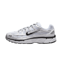 Nike P-6000 White Metallic Silver Black