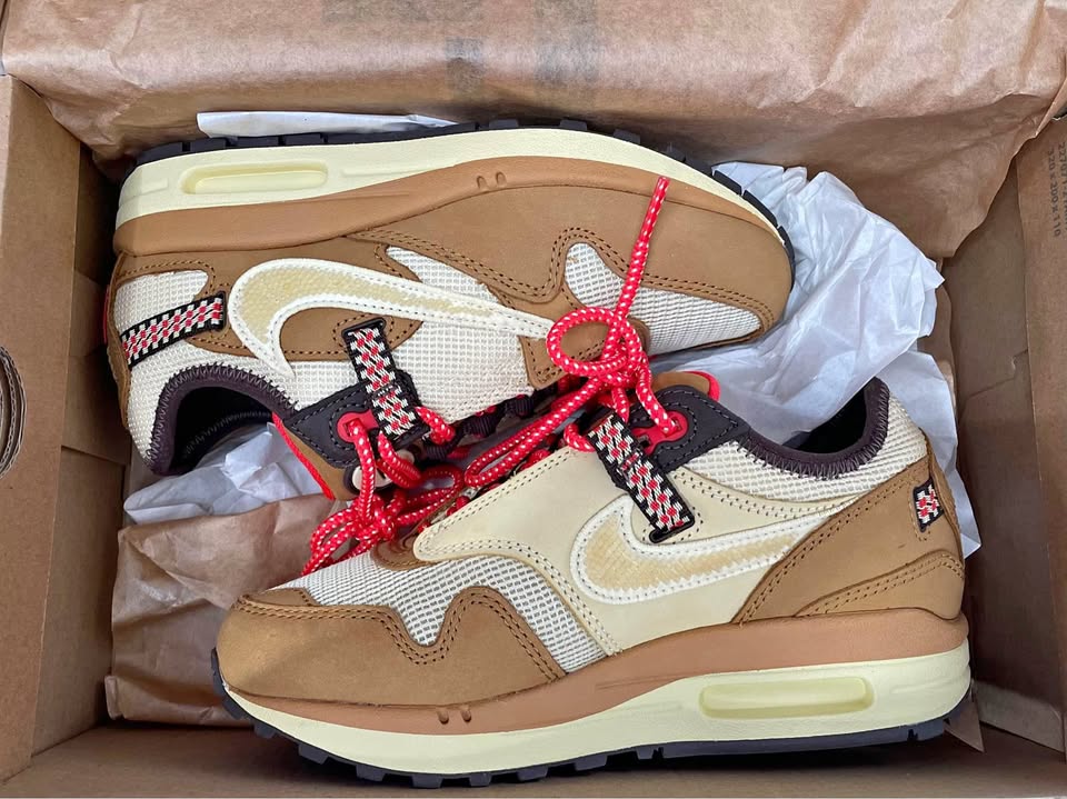 Nike Air Max 1 Travis Scott Cactus Jack Weizen Lemon Drop