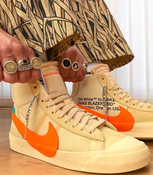 Nike Blazer Mid Off-White All Hallow's Eve detail 2