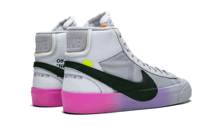 Nike Blazer Mid Off-White Wolf Grey Serena Queen detail 5
