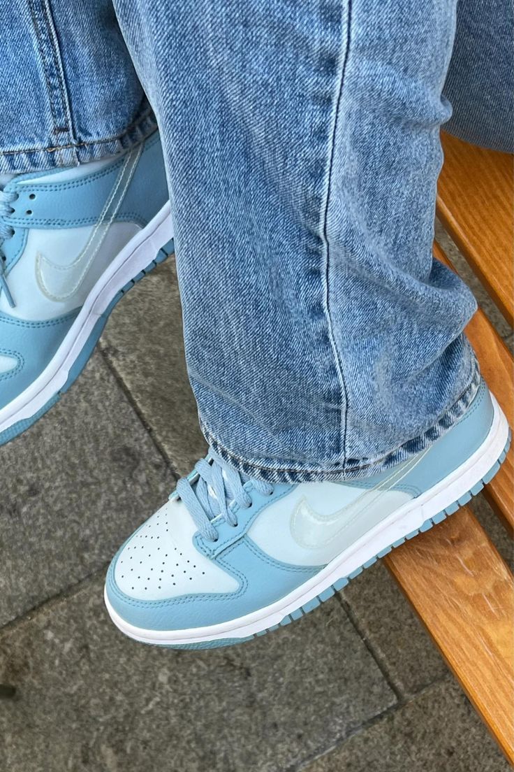 Nike Dunk Low Auro Worn Blau Klar