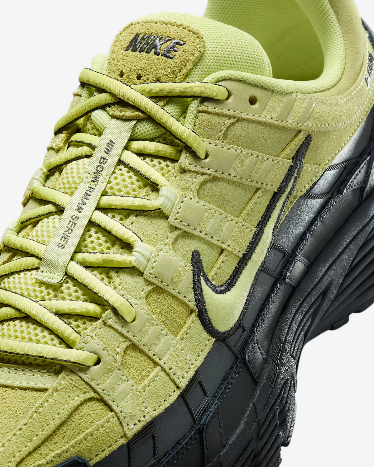 Nike P-6000 Premium Limelight Dunkelrauchgrau