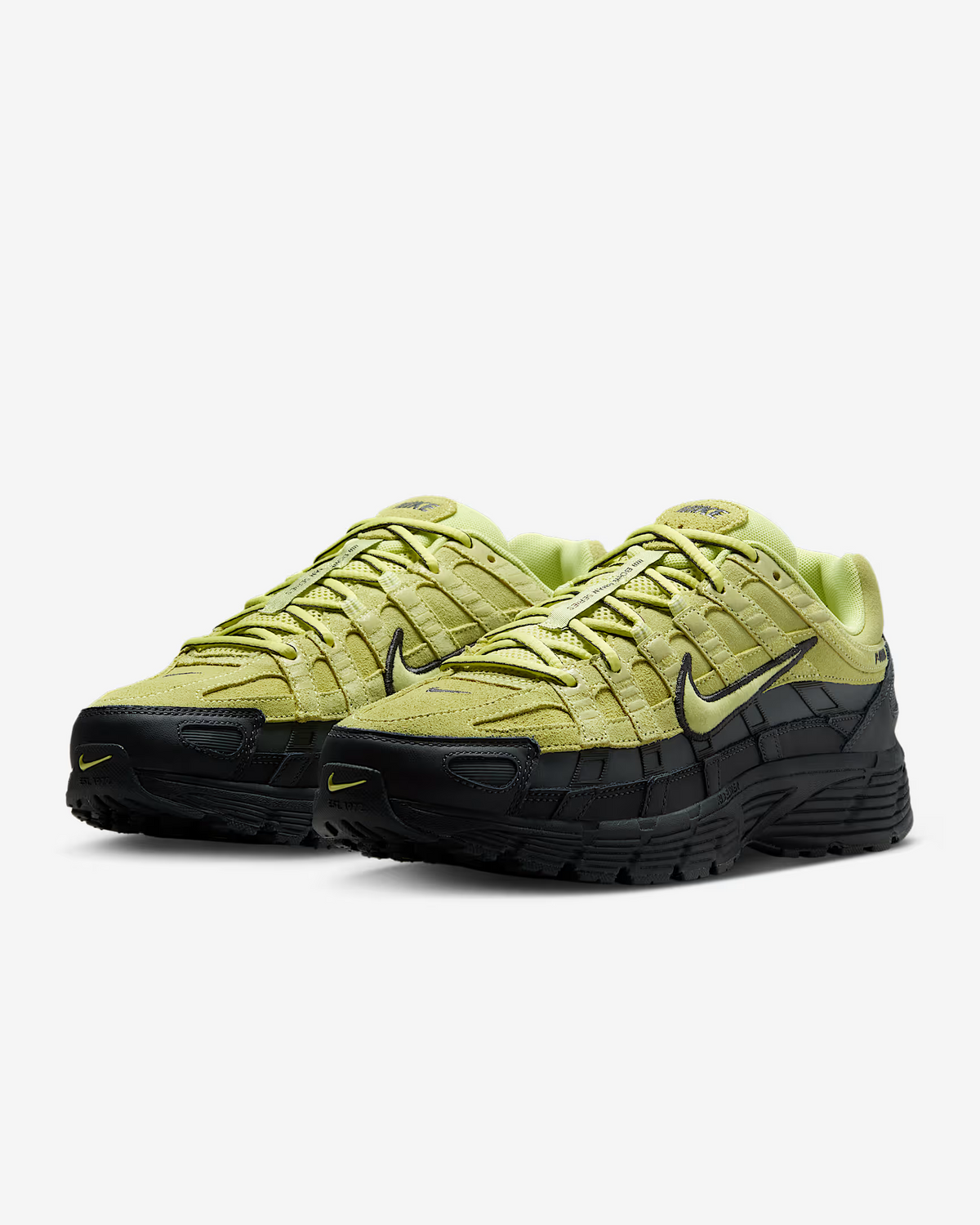 Nike P-6000 Premium Limelight Dunkelrauchgrau