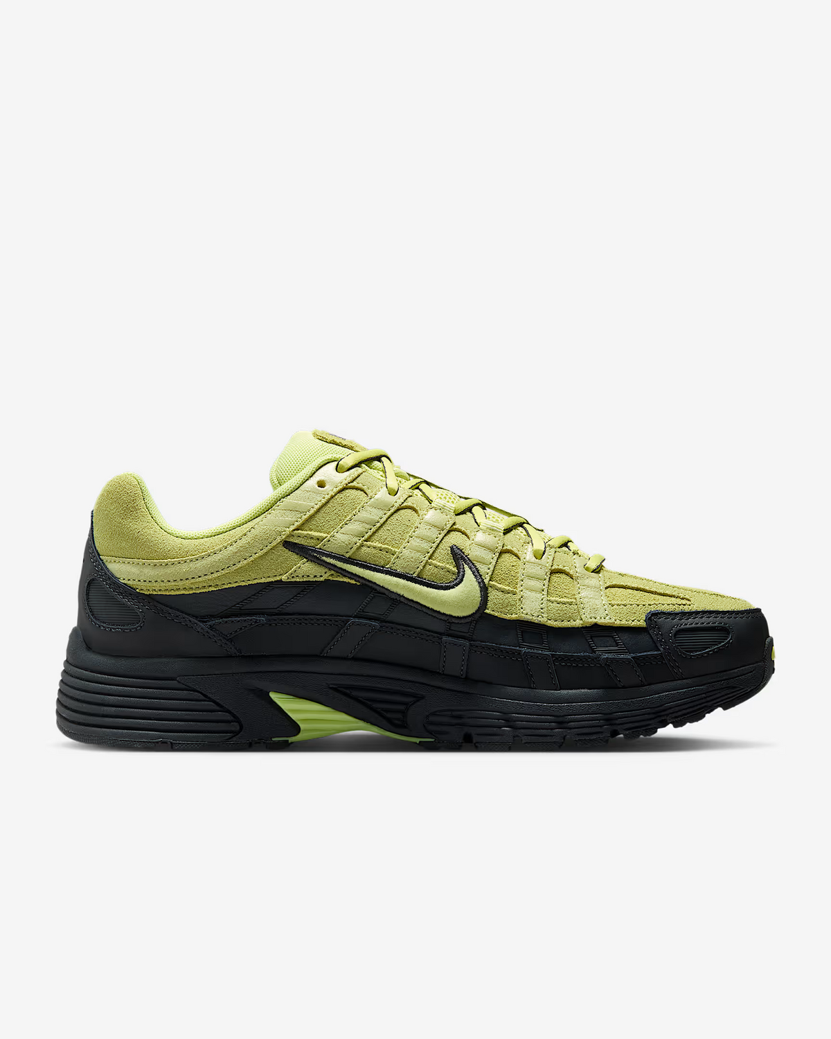 Nike P-6000 Premium Limelight Dunkelrauchgrau
