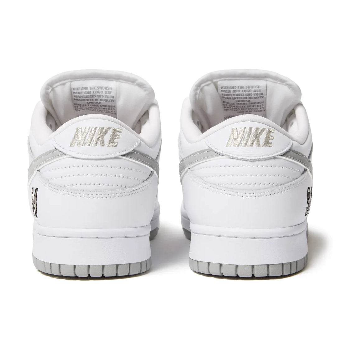 Nike SB Dunk Low Supreme 94 White Metallic Silver (SALE)