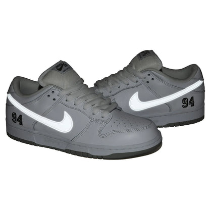 Nike SB Dunk Low Supreme 94 White Metallic Silver