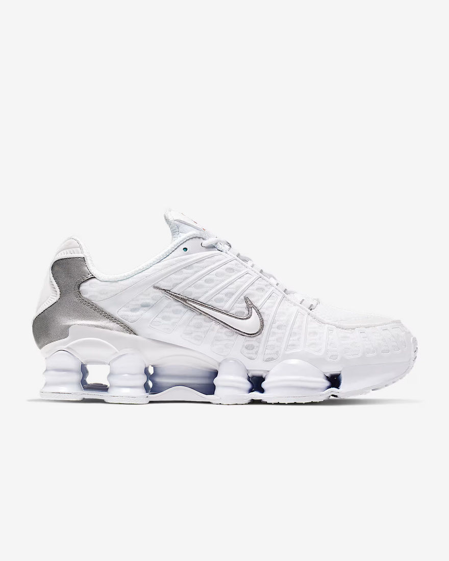 Nike Shox TL White Metallic Silver