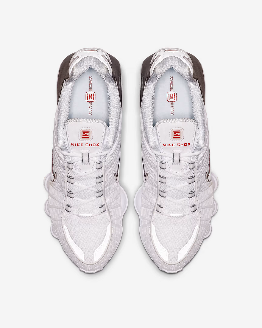 Nike Shox TL White Metallic Silver