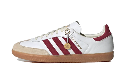 Adidas Samba X Sporty & Rich White Burgundy