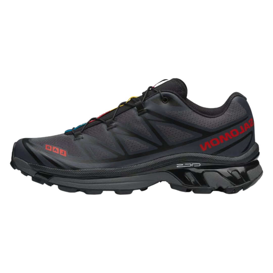 Salomon XT-6 JJJJound Black Fiery Red detail 1