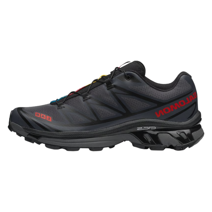 Salomon XT-6 JJJJound Black Fiery Red detail 1