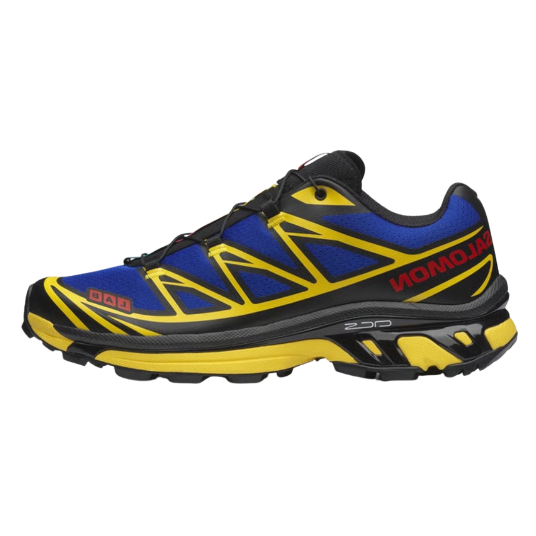 Salomon XT-6 JJJJound Nautical Blue Lemon detail 1