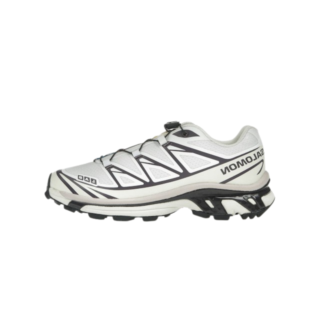 Salomon XT-6 White Vanilla Ice Plum detail 1