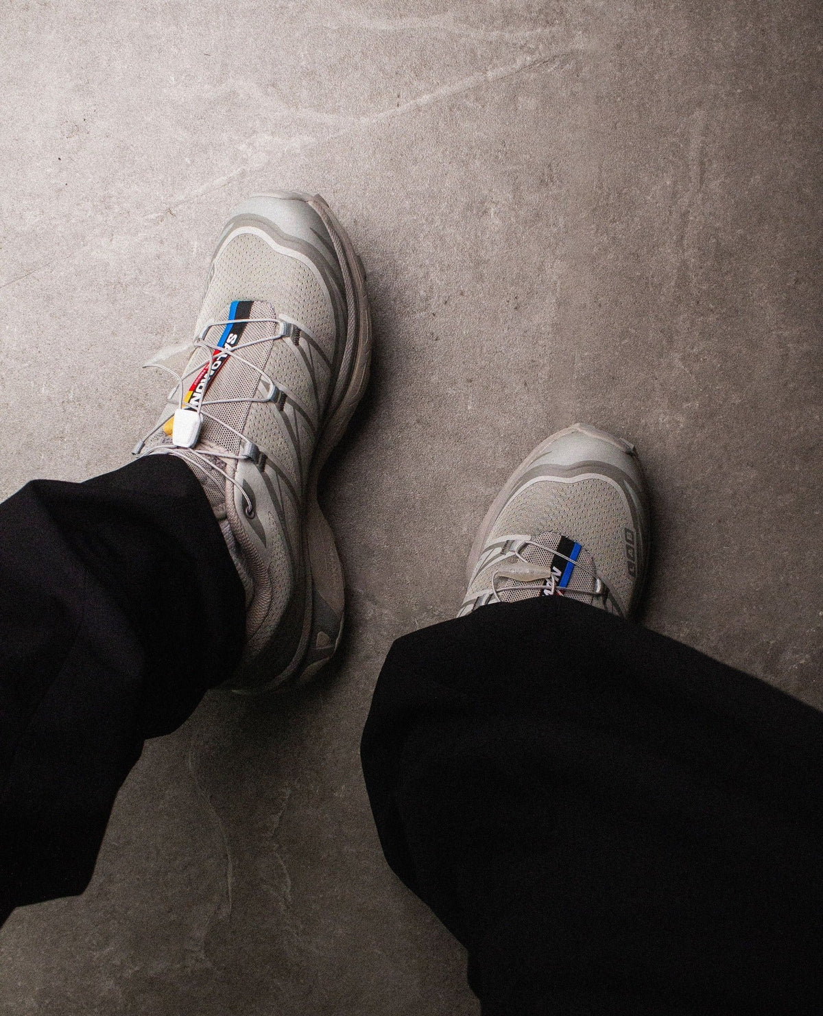 Salomon XT-6 Ghost Grey detail 2