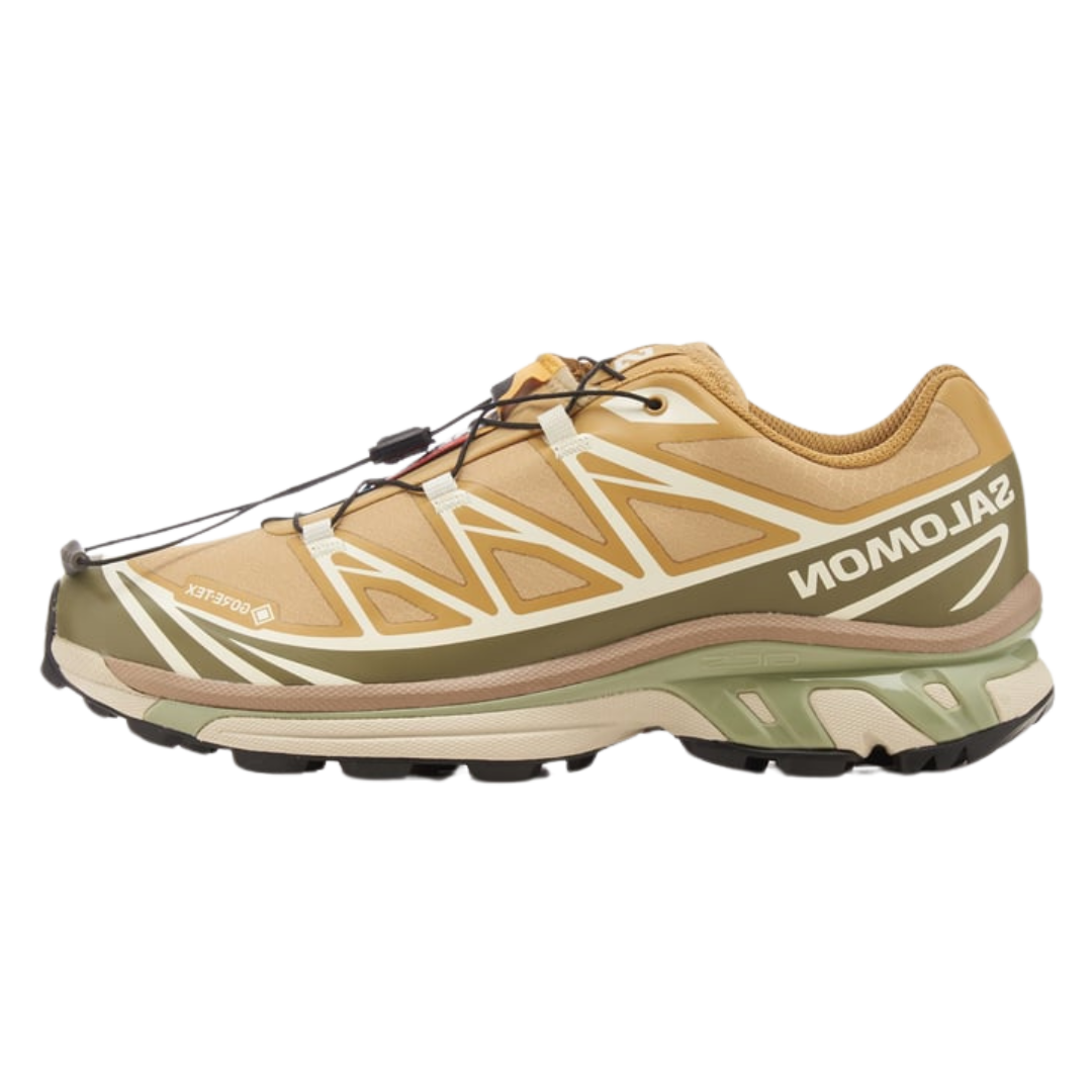 Salomon XT-6 Gore-Tex Antelope Portabella detail 1