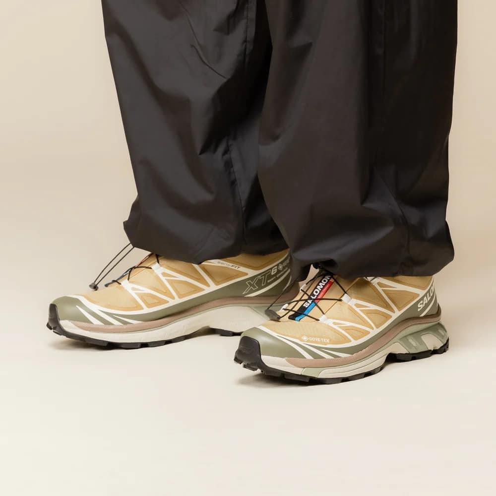 Salomon XT-6 Gore-Tex Antelope Portabella detail 2