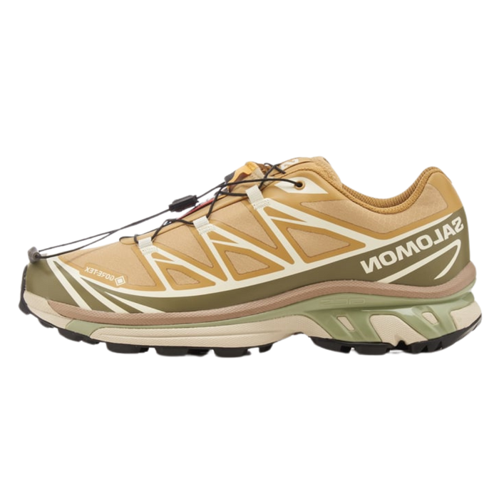 Salomon XT-6 Gore-Tex Antelope Portabella detail 1