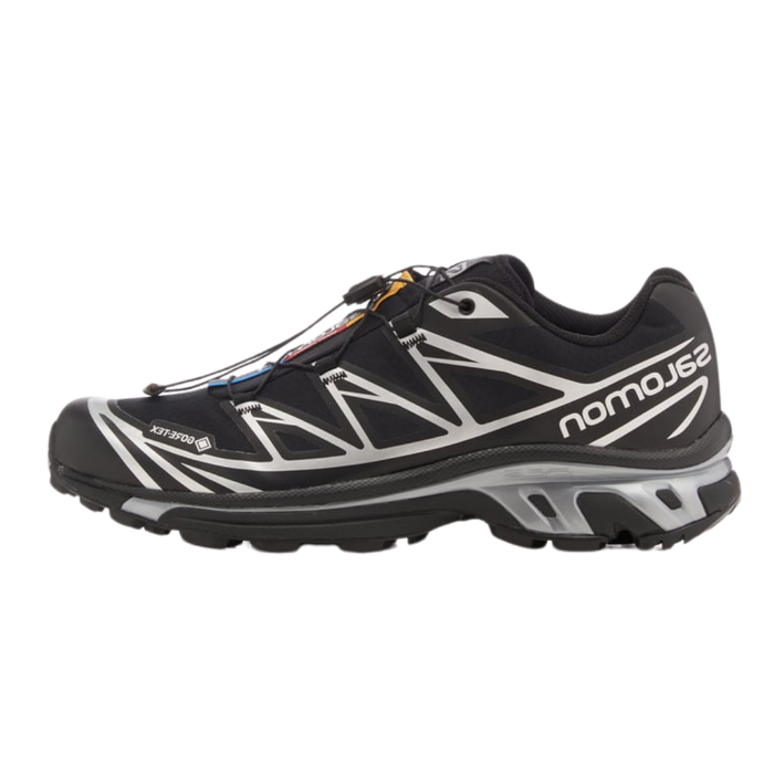 Salomon XT-6 Gore-Tex Black Silver detail 1
