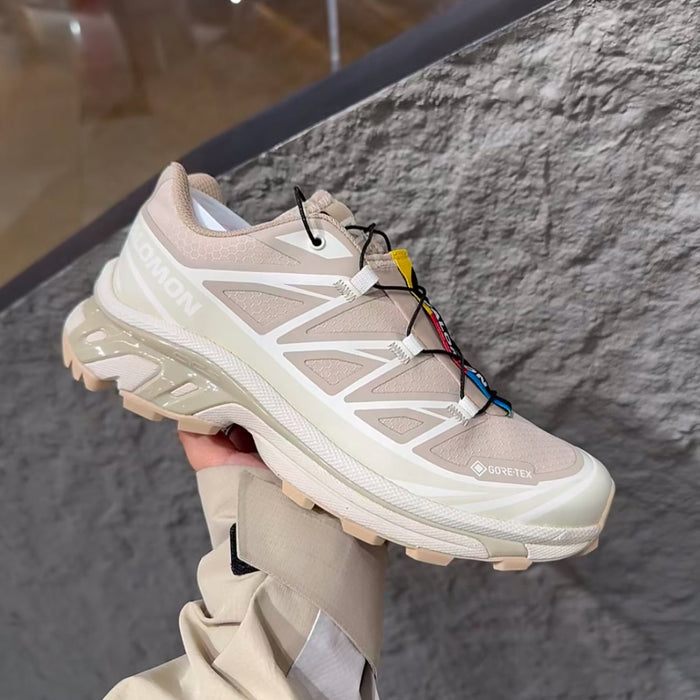 Salomon XT-6 Gore-Tex Oxford Tan Almond Milk detail 2