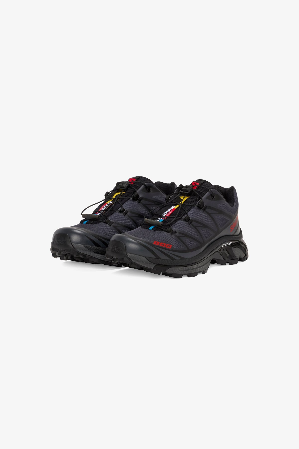Salomon XT-6 JJJJound Black Fiery Red detail 3