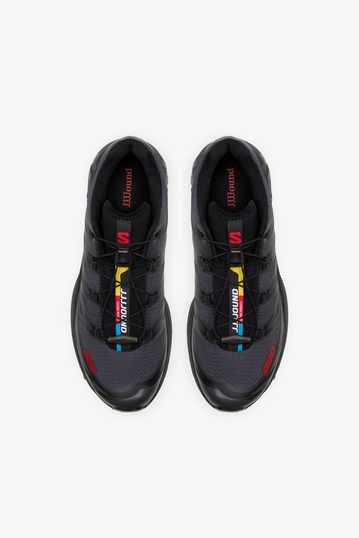 Salomon XT-6 JJJJound Black Fiery Red detail 7