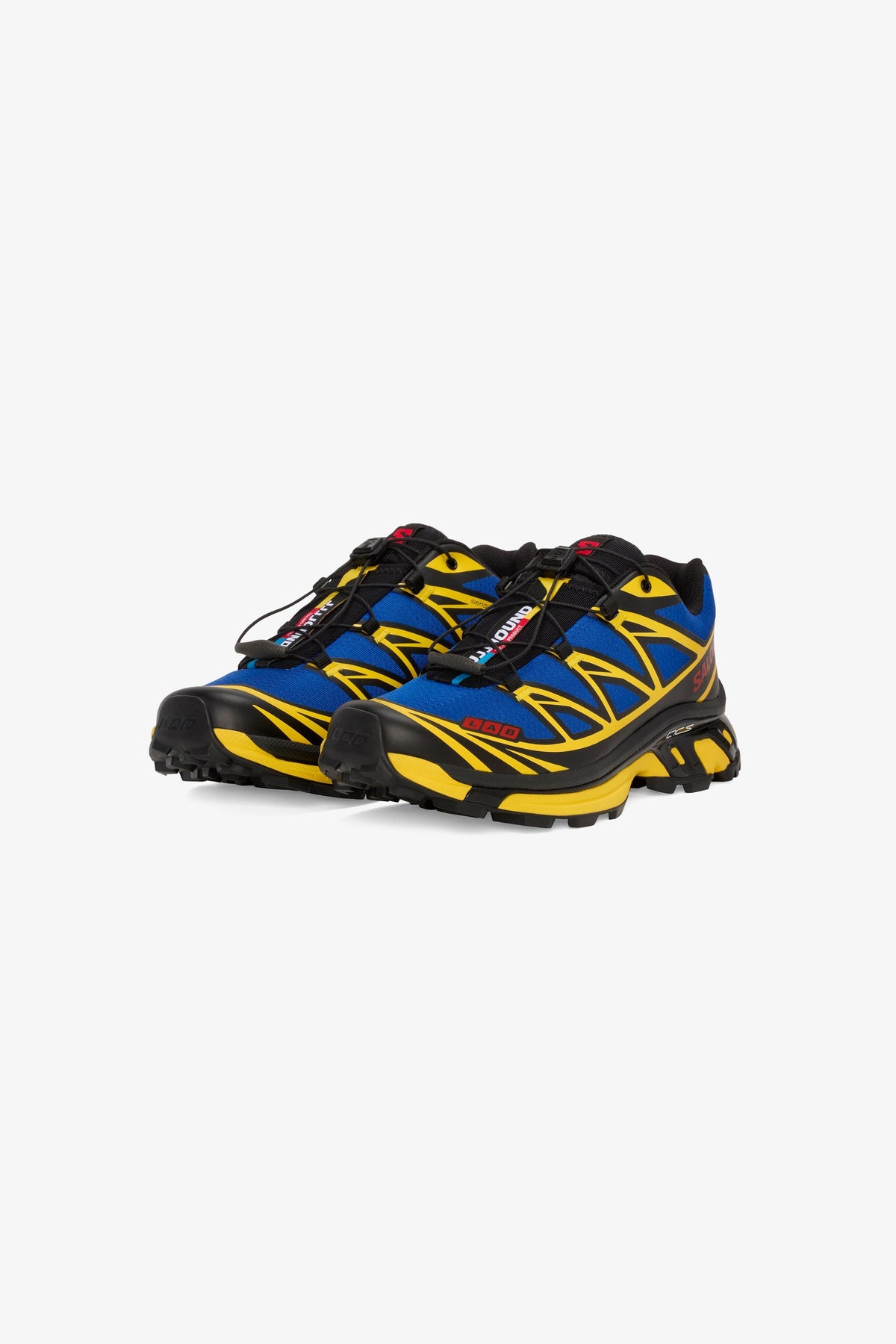 Salomon XT-6 JJJJound Nautical Blue Lemon detail 3