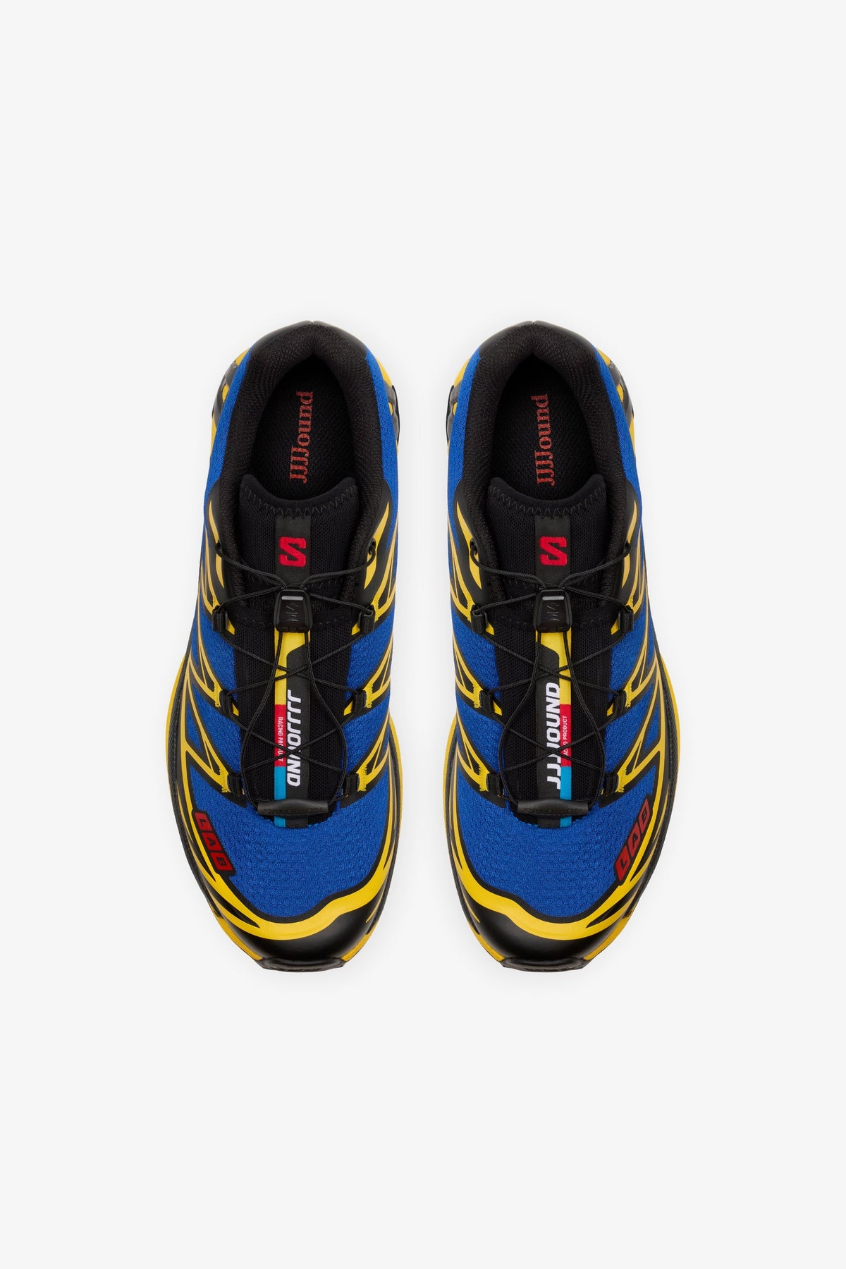 Salomon XT-6 JJJJound Nautical Blue Lemon detail 7