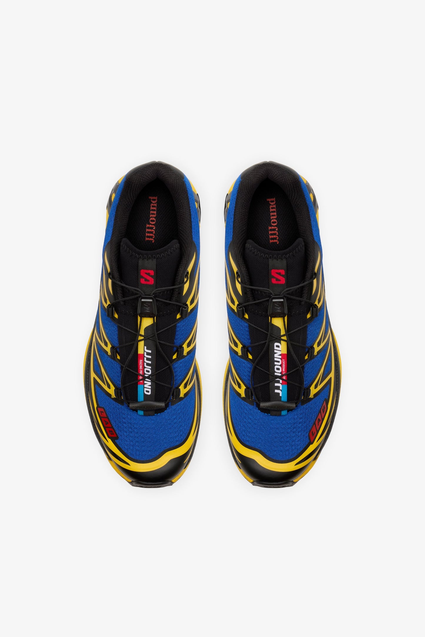 Salomon XT-6 JJJJound Nautical Blue Lemon detail 7