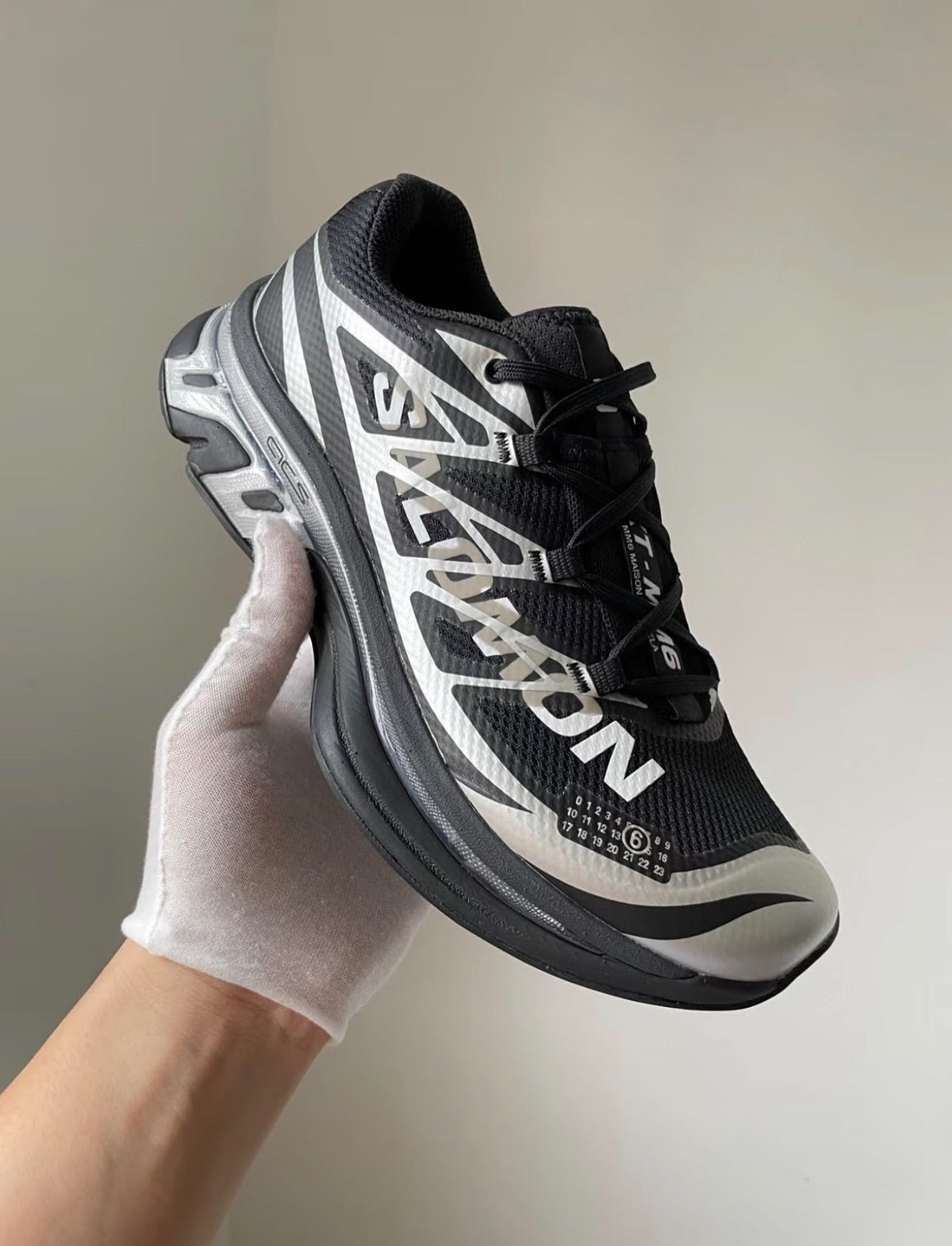 Salomon XT-MM-6 MM6 Maison Margiela Black Silver detail 2