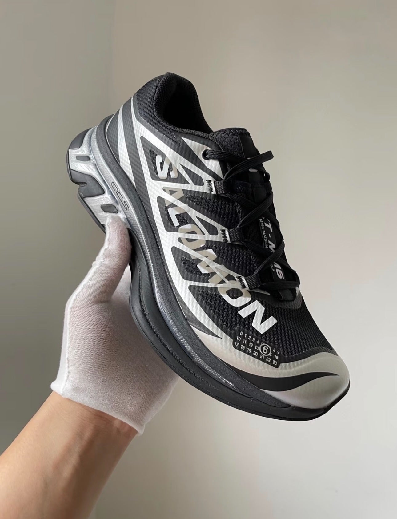 Salomon XT-MM-6 MM6 Maison Margiela Black Silver detail 2