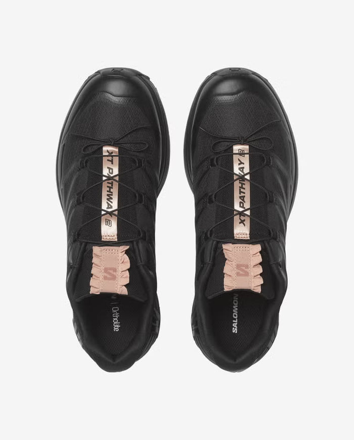 Salomon XT-Pathway 2 Satin Black Mahogany Rose detail 2
