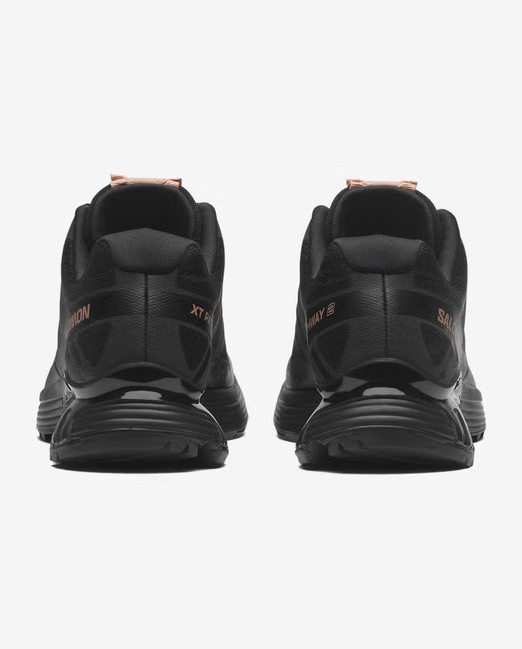 Salomon XT-Pathway 2 Satin Black Mahogany Rose detail 5