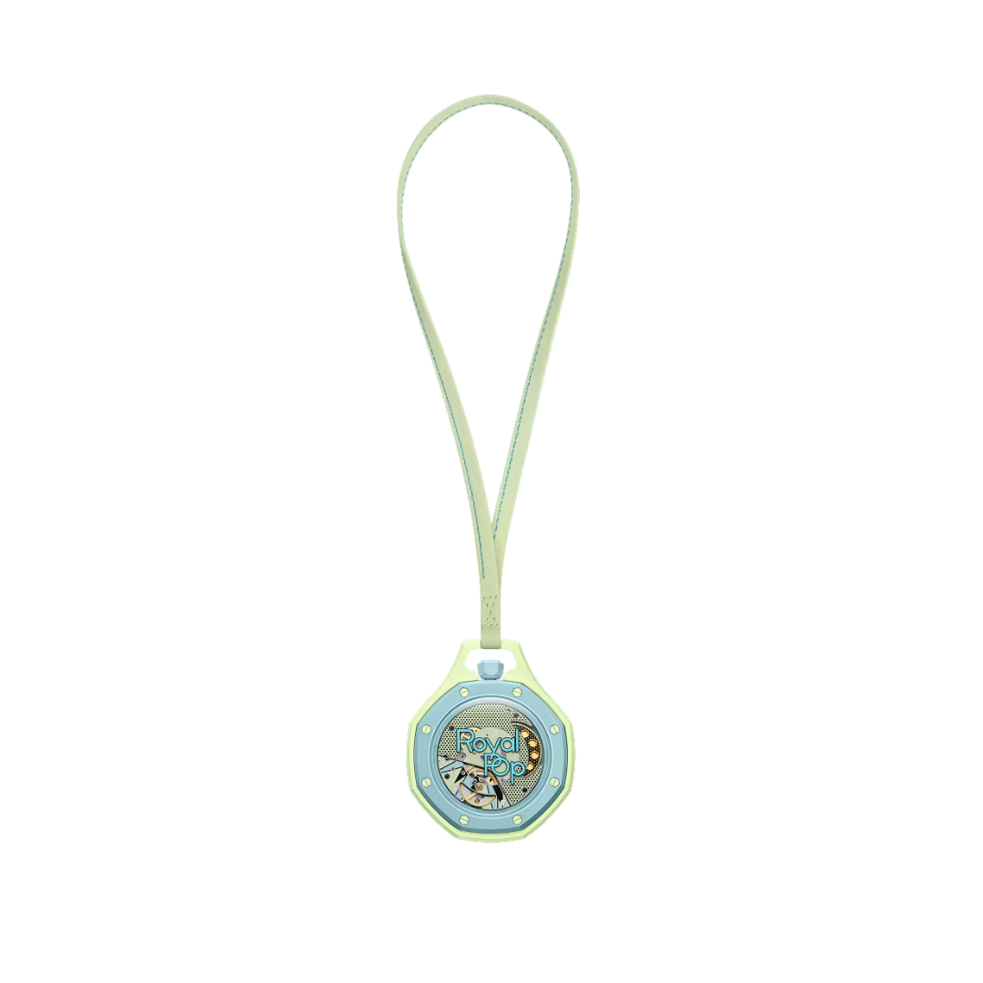 Swatch x Audemars Piguet Bioceramic Royal Pop Blaue Acht detail 3