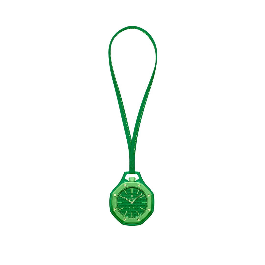 Swatch x Audemars Piguet Bioceramic Royal Pop Green Eight detail 3